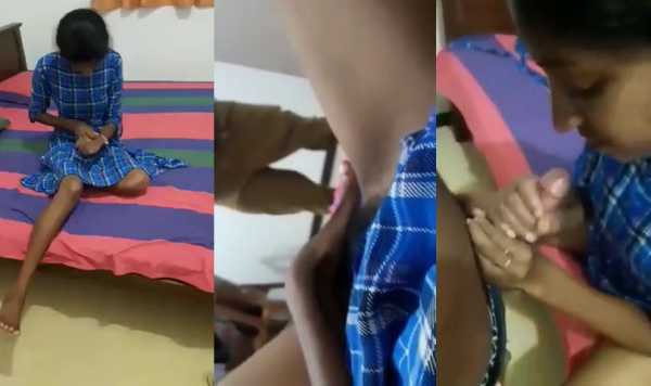 Skinny desi girlfriend first leaked video
