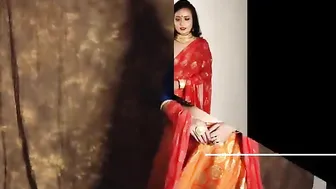 Desi model bold shoot diwali open blouse
